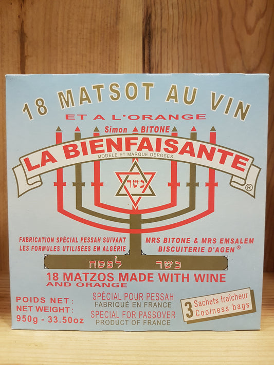 Matsot au vin - La bienfaisante