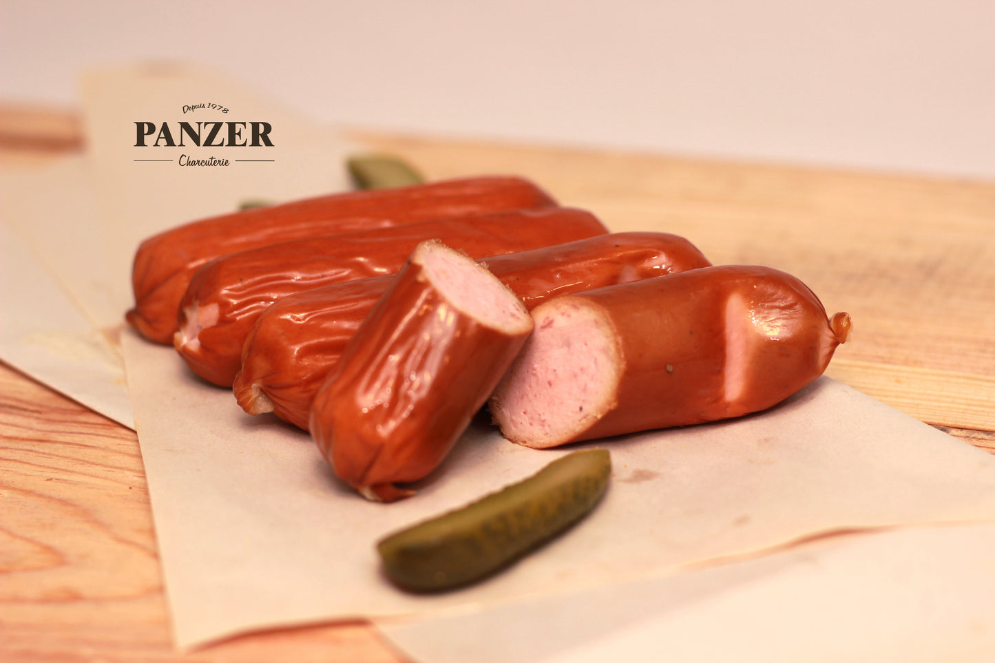 Saucisse de veau fumee - Panzer Charcuterie