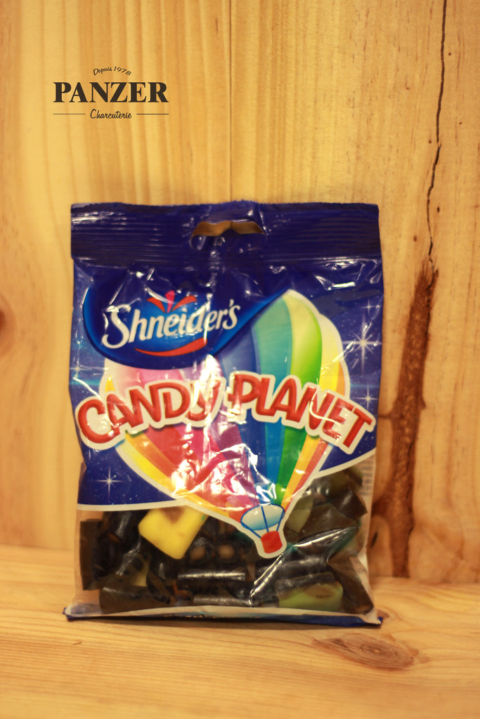 Bonbons Candy Planet reglisse foure "Shneider's" - Panzer Charcuterie